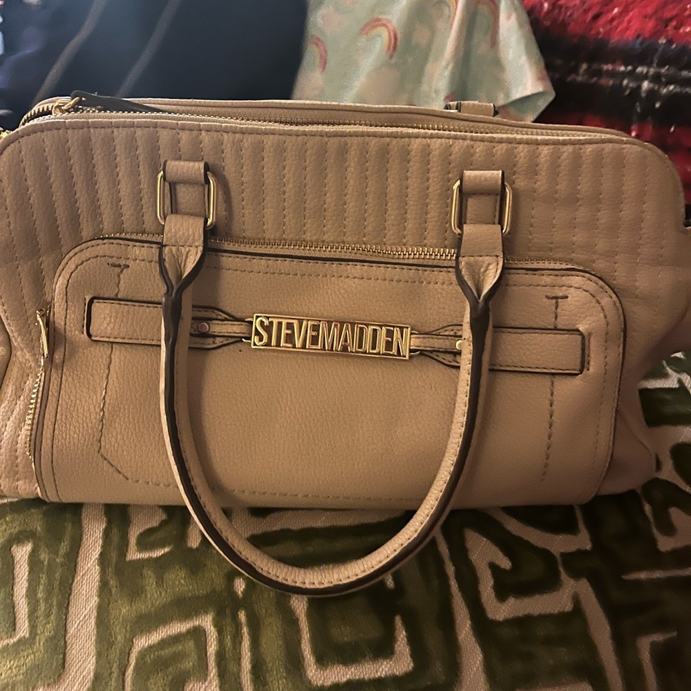 Steve Madden Cream Handbag